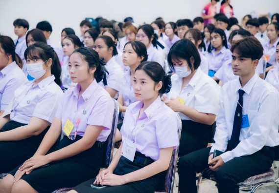 ภาพกิจกรรม  คณะวิทยาศาสตร์และเทคโนโลยี มหาวิทยาลัยราชภัฏกำแพงเพชร จัดกิจกรรมปฐมนิเทศนักศึกษาใหม่ ปีการศึกษา 2568