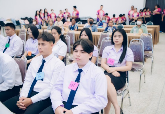 ภาพกิจกรรม  คณะวิทยาศาสตร์และเทคโนโลยี มหาวิทยาลัยราชภัฏกำแพงเพชร จัดกิจกรรมปฐมนิเทศนักศึกษาใหม่ ปีการศึกษา 2568