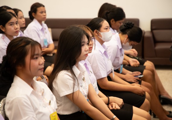 ภาพกิจกรรม  คณะวิทยาศาสตร์และเทคโนโลยี มหาวิทยาลัยราชภัฏกำแพงเพชร จัดกิจกรรมปฐมนิเทศนักศึกษาใหม่ ปีการศึกษา 2568