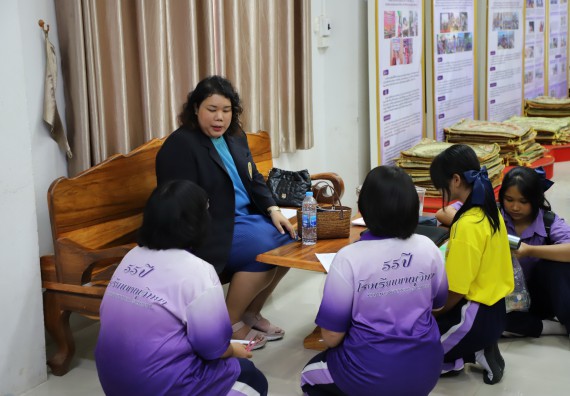 ภาพกิจกรรม  คณะวิทยาศาสตร์และเทคโนโลยี มหาวิทยาลัยราชภัฏกําแพงเพชร จัดโครงการประชาสัมพันธ์รายวิชาและหลักสูตรไปยังผู้เรียนกลุ่มใหม่ (Non-age Group) โรงเรียนขาณุวิทยา