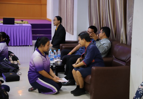 ภาพกิจกรรม  คณะวิทยาศาสตร์และเทคโนโลยี มหาวิทยาลัยราชภัฏกําแพงเพชร จัดโครงการประชาสัมพันธ์รายวิชาและหลักสูตรไปยังผู้เรียนกลุ่มใหม่ (Non-age Group) โรงเรียนขาณุวิทยา