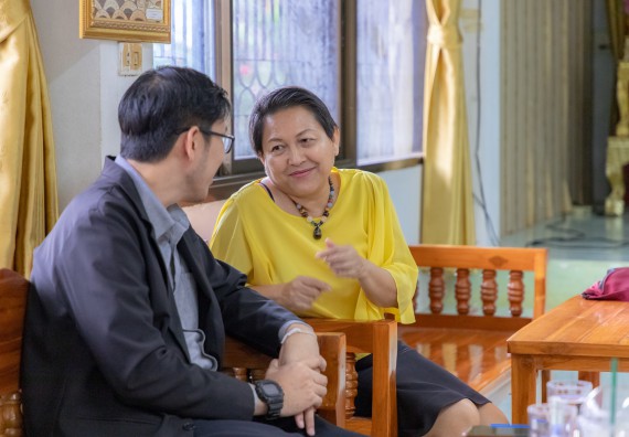 ภาพกิจกรรม คณะวิทยาศาสตร์และเทคโนโลยี มหาวิทยาลัยราชภัฏกําแพงเพชร จัดโครงการประชาสัมพันธ์รายวิชาและหลักสูตรไปยังผู้เรียนกลุ่มใหม่ (Non-age Group) โรงเรียนสลกบาตรวิทยา