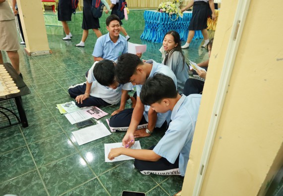 ภาพกิจกรรม  คณะวิทยาศาสตร์และเทคโนโลยี มหาวิทยาลัยราชภัฏกําแพงเพชร จัดโครงการประชาสัมพันธ์รายวิชาและหลักสูตรไปยังผู้เรียนกลุ่มใหม่ (Non-age Group) โรงเรียนพิไกรวิทยา