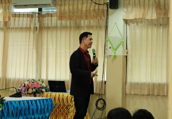 ภาพกิจกรรม  คณะวิทยาศาสตร์และเทคโนโลยี มหาวิทยาลัยราชภัฏกําแพงเพชร จัดโครงการประชาสัมพันธ์รายวิชาและหลักสูตรไปยังผู้เรียนกลุ่มใหม่ (Non-age Group) โรงเรียนพิไกรวิทยา