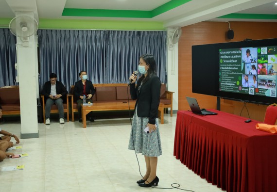 ภาพกิจกรรม  คณะวิทยาศาสตร์และเทคโนโลยี มหาวิทยาลัยราชภัฏกําแพงเพชร จัดโครงการประชาสัมพันธ์รายวิชาและหลักสูตรไปยังผู้เรียนกลุ่มใหม่ (Non-age Group) โรงเรียนสักงามวิทยา