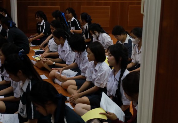 ภาพกิจกรรม  คณะวิทยาศาสตร์และเทคโนโลยี มหาวิทยาลัยราชภัฏกําแพงเพชร จัดโครงการประชาสัมพันธ์รายวิชาและหลักสูตรไปยังผู้เรียนกลุ่มใหม่ (Non-age Group) โรงเรียนวชิรปราการวิทยาคม