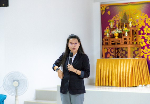 ภาพกิจกรรม  คณะวิทยาศาสตร์และเทคโนโลยี มหาวิทยาลัยราชภัฏกําแพงเพชร จัดโครงการประชาสัมพันธ์รายวิชาและหลักสูตรไปยังผู้เรียนกลุ่มใหม่ (Non-age Group)  โรงเรียนโกสัมพีวิทยา