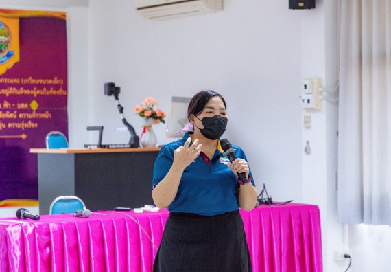 ภาพกิจกรรม  คณะวิทยาศาสตร์และเทคโนโลยี มหาวิทยาลัยราชภัฏกําแพงเพชร จัดโครงการประชาสัมพันธ์รายวิชาและหลักสูตรไปยังผู้เรียนกลุ่มใหม่ (Non-age Group)  โรงเรียนโกสัมพีวิทยา