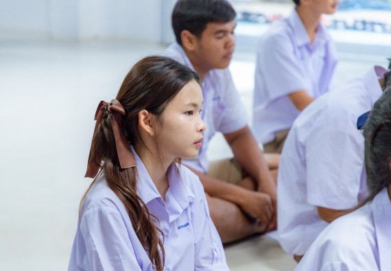 ภาพกิจกรรม  คณะวิทยาศาสตร์และเทคโนโลยี มหาวิทยาลัยราชภัฏกําแพงเพชร จัดโครงการประชาสัมพันธ์รายวิชาและหลักสูตรไปยังผู้เรียนกลุ่มใหม่ (Non-age Group)  โรงเรียนโกสัมพีวิทยา