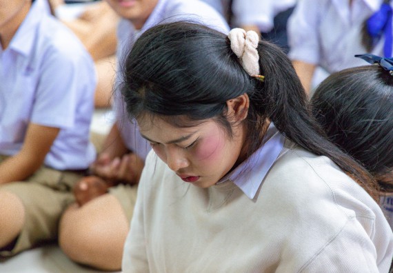 ภาพกิจกรรม  คณะวิทยาศาสตร์และเทคโนโลยี มหาวิทยาลัยราชภัฏกําแพงเพชร จัดโครงการประชาสัมพันธ์รายวิชาและหลักสูตรไปยังผู้เรียนกลุ่มใหม่ (Non-age Group)  โรงเรียนโกสัมพีวิทยา