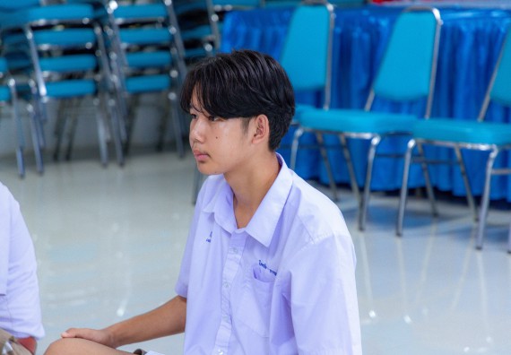 ภาพกิจกรรม  คณะวิทยาศาสตร์และเทคโนโลยี มหาวิทยาลัยราชภัฏกําแพงเพชร จัดโครงการประชาสัมพันธ์รายวิชาและหลักสูตรไปยังผู้เรียนกลุ่มใหม่ (Non-age Group)  โรงเรียนโกสัมพีวิทยา