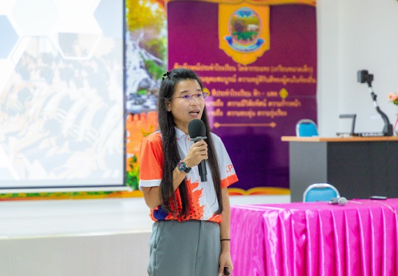 ภาพกิจกรรม  คณะวิทยาศาสตร์และเทคโนโลยี มหาวิทยาลัยราชภัฏกําแพงเพชร จัดโครงการประชาสัมพันธ์รายวิชาและหลักสูตรไปยังผู้เรียนกลุ่มใหม่ (Non-age Group)  โรงเรียนโกสัมพีวิทยา