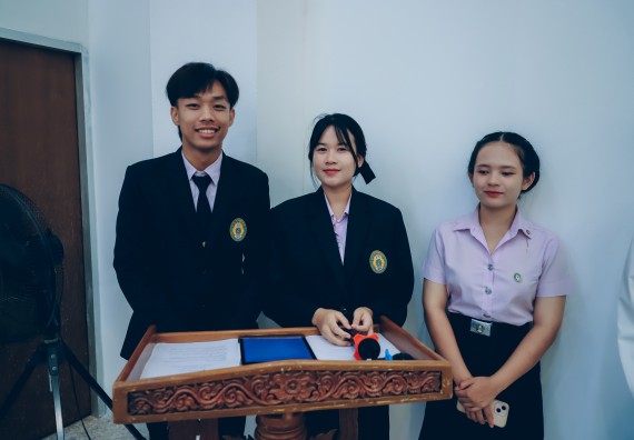 ภาพกิจกรรม  คณะวิทยาศาสตร์และเทคโนโลยี จัดกิจกรรมไหว้ครูคณะวิทยาศาสตร์และเทคโนโลยี ประจำปีการศึกษา 2568