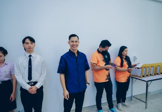 ภาพกิจกรรม  คณะวิทยาศาสตร์และเทคโนโลยี จัดกิจกรรมไหว้ครูคณะวิทยาศาสตร์และเทคโนโลยี ประจำปีการศึกษา 2568