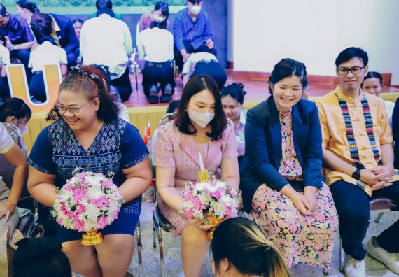 ภาพกิจกรรม  คณะวิทยาศาสตร์และเทคโนโลยี จัดกิจกรรมไหว้ครูคณะวิทยาศาสตร์และเทคโนโลยี ประจำปีการศึกษา 2568