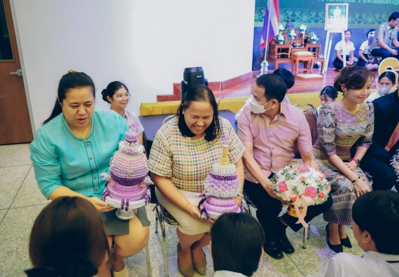 ภาพกิจกรรม  คณะวิทยาศาสตร์และเทคโนโลยี จัดกิจกรรมไหว้ครูคณะวิทยาศาสตร์และเทคโนโลยี ประจำปีการศึกษา 2568