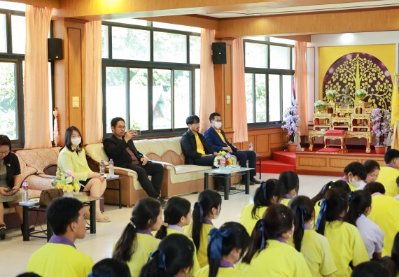 ภาพกิจกรรม  คณะวิทยาศาสตร์และเทคโนโลยี มหาวิทยาลัยราชภัฏกําแพงเพชร จัดโครงการประชาสัมพันธ์รายวิชาและหลักสูตรไปยังผู้เรียนกลุ่มใหม่ (Non-age Group) โรงเรียนทุ่งโพธิ์ทะเลพิทยา