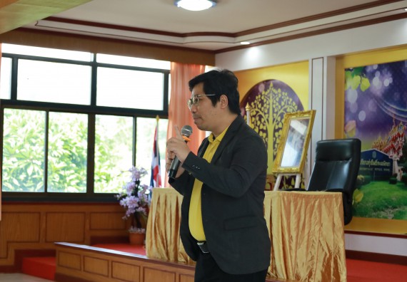 ภาพกิจกรรม  คณะวิทยาศาสตร์และเทคโนโลยี มหาวิทยาลัยราชภัฏกําแพงเพชร จัดโครงการประชาสัมพันธ์รายวิชาและหลักสูตรไปยังผู้เรียนกลุ่มใหม่ (Non-age Group) โรงเรียนทุ่งโพธิ์ทะเลพิทยา