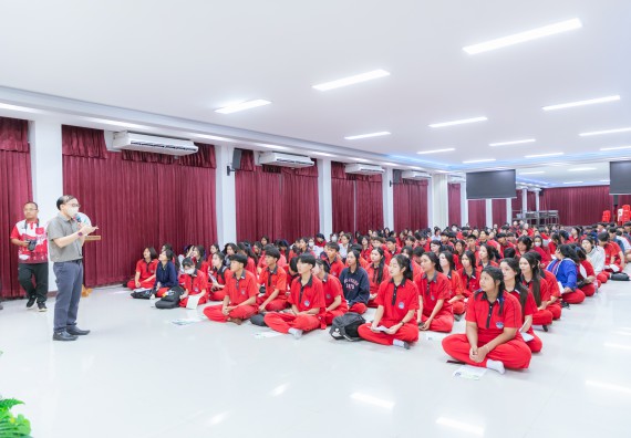 ภาพกิจกรรม คณะวิทยาศาสตร์และเทคโนโลยี มหาวิทยาลัยราชภัฏกําแพงเพชร จัดโครงการประชาสัมพันธ์รายวิชาและหลักสูตรไปยังผู้เรียนกลุ่มใหม่ (Non-age Group) โรงเรียนพรานกระต่ายพิทยาคม