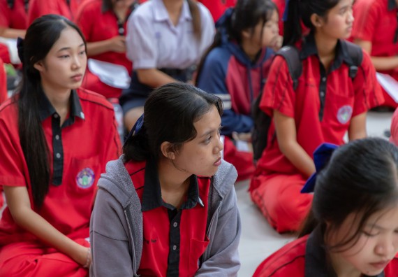 ภาพกิจกรรม คณะวิทยาศาสตร์และเทคโนโลยี มหาวิทยาลัยราชภัฏกําแพงเพชร จัดโครงการประชาสัมพันธ์รายวิชาและหลักสูตรไปยังผู้เรียนกลุ่มใหม่ (Non-age Group) โรงเรียนพรานกระต่ายพิทยาคม