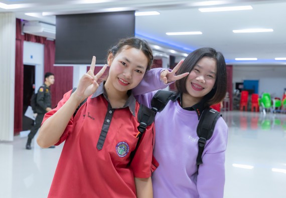 ภาพกิจกรรม คณะวิทยาศาสตร์และเทคโนโลยี มหาวิทยาลัยราชภัฏกําแพงเพชร จัดโครงการประชาสัมพันธ์รายวิชาและหลักสูตรไปยังผู้เรียนกลุ่มใหม่ (Non-age Group) โรงเรียนพรานกระต่ายพิทยาคม