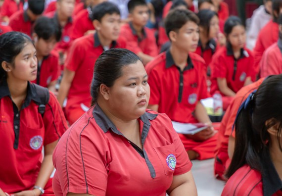 ภาพกิจกรรม คณะวิทยาศาสตร์และเทคโนโลยี มหาวิทยาลัยราชภัฏกําแพงเพชร จัดโครงการประชาสัมพันธ์รายวิชาและหลักสูตรไปยังผู้เรียนกลุ่มใหม่ (Non-age Group) โรงเรียนพรานกระต่ายพิทยาคม