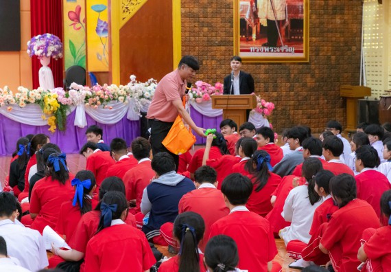 ภาพกิจกรรม คณะวิทยาศาสตร์และเทคโนโลยี มหาวิทยาลัยราชภัฏกําแพงเพชร จัดโครงการประชาสัมพันธ์รายวิชาและหลักสูตรไปยังผู้เรียนกลุ่มใหม่ (Non-age Group) โรงเรียนกำแพงเพชรพิทยาคม