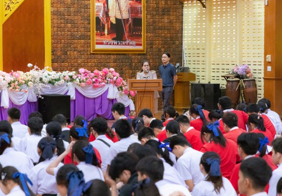 ภาพกิจกรรม คณะวิทยาศาสตร์และเทคโนโลยี มหาวิทยาลัยราชภัฏกําแพงเพชร จัดโครงการประชาสัมพันธ์รายวิชาและหลักสูตรไปยังผู้เรียนกลุ่มใหม่ (Non-age Group) โรงเรียนกำแพงเพชรพิทยาคม