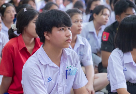 ภาพกิจกรรม  คณะวิทยาศาสตร์และเทคโนโลยี มหาวิทยาลัยราชภัฏกําแพงเพชร จัดโครงการประชาสัมพันธ์รายวิชาและหลักสูตรไปยังผู้เรียนกลุ่มใหม่ (Non-age Group)