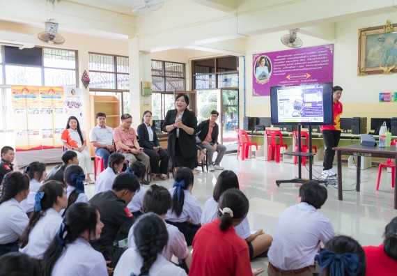 ภาพกิจกรรม  คณะวิทยาศาสตร์และเทคโนโลยี มหาวิทยาลัยราชภัฏกําแพงเพชร จัดโครงการประชาสัมพันธ์รายวิชาและหลักสูตรไปยังผู้เรียนกลุ่มใหม่ (Non-age Group)