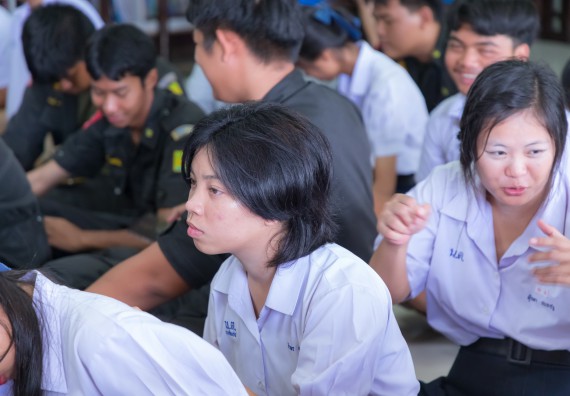 ภาพกิจกรรม  คณะวิทยาศาสตร์และเทคโนโลยี มหาวิทยาลัยราชภัฏกําแพงเพชร จัดโครงการประชาสัมพันธ์รายวิชาและหลักสูตรไปยังผู้เรียนกลุ่มใหม่ (Non-age Group)