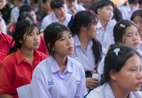 ภาพกิจกรรม  คณะวิทยาศาสตร์และเทคโนโลยี มหาวิทยาลัยราชภัฏกําแพงเพชร จัดโครงการประชาสัมพันธ์รายวิชาและหลักสูตรไปยังผู้เรียนกลุ่มใหม่ (Non-age Group)