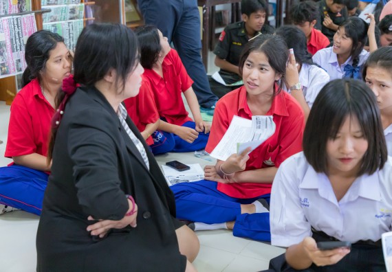 ภาพกิจกรรม  คณะวิทยาศาสตร์และเทคโนโลยี มหาวิทยาลัยราชภัฏกําแพงเพชร จัดโครงการประชาสัมพันธ์รายวิชาและหลักสูตรไปยังผู้เรียนกลุ่มใหม่ (Non-age Group)