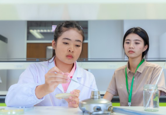 ภาพกิจกรรม  คณะวิทยาศาสตร์และเทคโนโลยี มหาวิทยาลัยราชภัฏกำแพงเพชร ร่วมกับโรงเรียนพิจิตรพิทยาคม จัดกิจกรรมเสริมปฏิบัติการเพิ่มเติมในมหาวิทยาลัย (ปฏิบัติการจุลชีววิทยา) ปีการศึกษา 2568