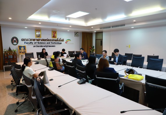 ภาพกิจกรรม  หลักสูตรครุศาสตรบัณฑิต สาขาวิชาวิทยาศาสตร์ศึกษา คณะวิทยาศาสตร์และเทคโนโลยี มหาวิทยาลัยราชภัฏกำแพงเพชร จัดกิจกรรมตรวจประเมินคุณภาพการศึกษาภายใน ระดับหลักสูตร ตามเกณฑ์ AUN-QA สาขาวิชาวิทยาศาสตร์ศึกษา