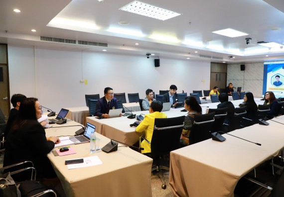 ภาพกิจกรรม  หลักสูตรครุศาสตรบัณฑิต สาขาวิชาวิทยาศาสตร์ศึกษา คณะวิทยาศาสตร์และเทคโนโลยี มหาวิทยาลัยราชภัฏกำแพงเพชร จัดกิจกรรมตรวจประเมินคุณภาพการศึกษาภายใน ระดับหลักสูตร ตามเกณฑ์ AUN-QA สาขาวิชาวิทยาศาสตร์ศึกษา