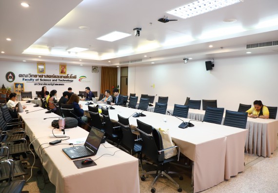 ภาพกิจกรรม  หลักสูตรครุศาสตรบัณฑิต สาขาวิชาวิทยาศาสตร์ศึกษา คณะวิทยาศาสตร์และเทคโนโลยี มหาวิทยาลัยราชภัฏกำแพงเพชร จัดกิจกรรมตรวจประเมินคุณภาพการศึกษาภายใน ระดับหลักสูตร ตามเกณฑ์ AUN-QA สาขาวิชาวิทยาศาสตร์ศึกษา