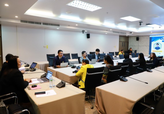 ภาพกิจกรรม  หลักสูตรครุศาสตรบัณฑิต สาขาวิชาวิทยาศาสตร์ศึกษา คณะวิทยาศาสตร์และเทคโนโลยี มหาวิทยาลัยราชภัฏกำแพงเพชร จัดกิจกรรมตรวจประเมินคุณภาพการศึกษาภายใน ระดับหลักสูตร ตามเกณฑ์ AUN-QA สาขาวิชาวิทยาศาสตร์ศึกษา