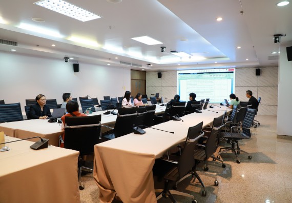 ภาพกิจกรรม  หลักสูตรครุศาสตรบัณฑิต สาขาวิชาวิทยาศาสตร์ศึกษา คณะวิทยาศาสตร์และเทคโนโลยี มหาวิทยาลัยราชภัฏกำแพงเพชร จัดกิจกรรมตรวจประเมินคุณภาพการศึกษาภายใน ระดับหลักสูตร ตามเกณฑ์ AUN-QA สาขาวิชาวิทยาศาสตร์ศึกษา