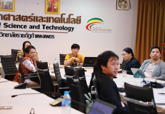 ภาพกิจกรรม  หลักสูตรครุศาสตรบัณฑิต สาขาวิชาวิทยาศาสตร์ศึกษา คณะวิทยาศาสตร์และเทคโนโลยี มหาวิทยาลัยราชภัฏกำแพงเพชร จัดกิจกรรมตรวจประเมินคุณภาพการศึกษาภายใน ระดับหลักสูตร ตามเกณฑ์ AUN-QA สาขาวิชาวิทยาศาสตร์ศึกษา