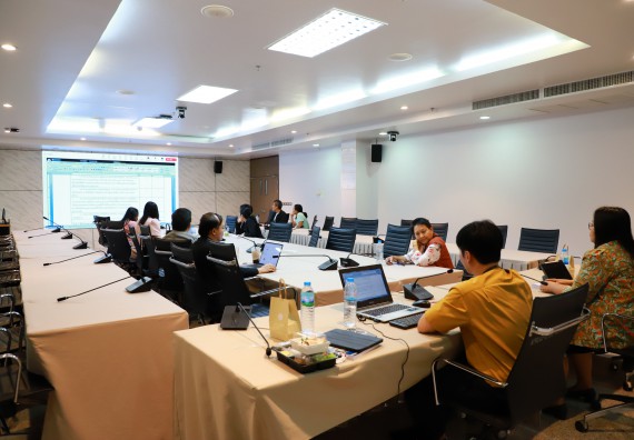 ภาพกิจกรรม  หลักสูตรครุศาสตรบัณฑิต สาขาวิชาวิทยาศาสตร์ศึกษา คณะวิทยาศาสตร์และเทคโนโลยี มหาวิทยาลัยราชภัฏกำแพงเพชร จัดกิจกรรมตรวจประเมินคุณภาพการศึกษาภายใน ระดับหลักสูตร ตามเกณฑ์ AUN-QA สาขาวิชาวิทยาศาสตร์ศึกษา