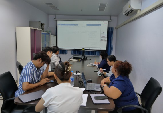 ภาพกิจกรรม  หลักสูตรวิทยาศาสตรบัณฑิต สาขาวิชาเทคโนโลยีสารสนเทศ คณะวิทยาศาสตร์และเทคโนโลยี มหาวิทยาลัยราชภัฏกำแพงเพชร จัดกิจกรรมตรวจประเมินคุณภาพการศึกษาภายในตามเกณฑ์ AUN-QA 