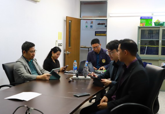 ภาพกิจกรรม  หลักสูตรวิทยาศาสตรบัณฑิต สาขาวิชาเทคโนโลยีสารสนเทศ คณะวิทยาศาสตร์และเทคโนโลยี มหาวิทยาลัยราชภัฏกำแพงเพชร จัดกิจกรรมตรวจประเมินคุณภาพการศึกษาภายในตามเกณฑ์ AUN-QA 