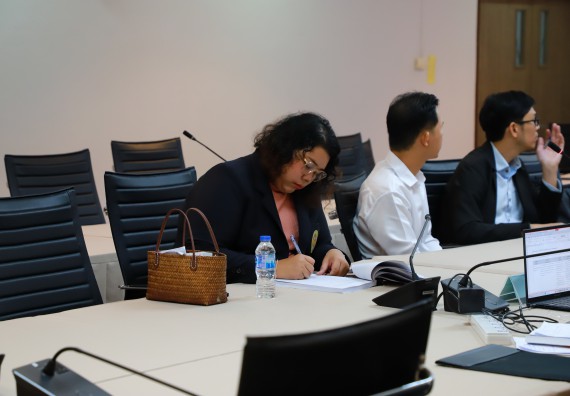 ภาพกิจกรรม  หลักสูตรวิทยาศาสตรบัณฑิต สาขาวิชาวิทยาศาสตร์และเทคโนโลยีสิ่งแวดล้อม คณะวิทยาศาสตร์และเทคโนโลยี มหาวิทยาลัยราชภัฏกำแพงเพชร จัดกิจกรรมตรวจประเมินคุณภาพการศึกษาภายในตามเกณฑ์ AUN-QA