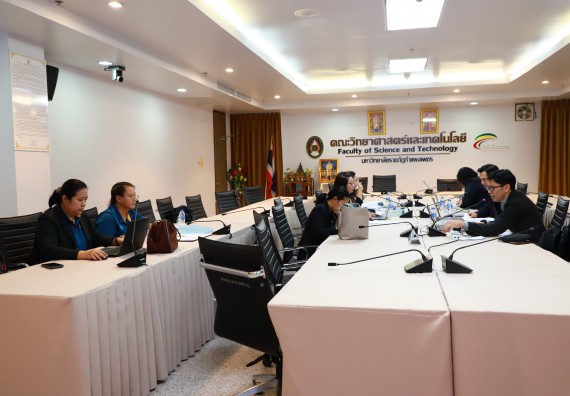 ภาพกิจกรรม  หลักสูตรวิทยาศาสตรบัณฑิต สาขาวิชาวิทยาศาสตร์และเทคโนโลยีสิ่งแวดล้อม คณะวิทยาศาสตร์และเทคโนโลยี มหาวิทยาลัยราชภัฏกำแพงเพชร จัดกิจกรรมตรวจประเมินคุณภาพการศึกษาภายในตามเกณฑ์ AUN-QA