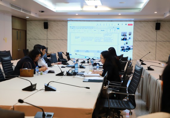 ภาพกิจกรรม  หลักสูตรวิทยาศาสตรบัณฑิต สาขาวิชาวิทยาศาสตร์และเทคโนโลยีสิ่งแวดล้อม คณะวิทยาศาสตร์และเทคโนโลยี มหาวิทยาลัยราชภัฏกำแพงเพชร จัดกิจกรรมตรวจประเมินคุณภาพการศึกษาภายในตามเกณฑ์ AUN-QA