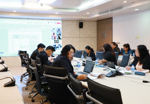 ภาพกิจกรรม  หลักสูตรวิทยาศาสตรบัณฑิต สาขาวิชาวิทยาศาสตร์และเทคโนโลยีสิ่งแวดล้อม คณะวิทยาศาสตร์และเทคโนโลยี มหาวิทยาลัยราชภัฏกำแพงเพชร จัดกิจกรรมตรวจประเมินคุณภาพการศึกษาภายในตามเกณฑ์ AUN-QA