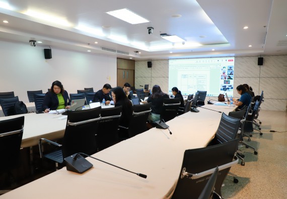 ภาพกิจกรรม  หลักสูตรวิทยาศาสตรบัณฑิต สาขาวิชาวิทยาศาสตร์และเทคโนโลยีสิ่งแวดล้อม คณะวิทยาศาสตร์และเทคโนโลยี มหาวิทยาลัยราชภัฏกำแพงเพชร จัดกิจกรรมตรวจประเมินคุณภาพการศึกษาภายในตามเกณฑ์ AUN-QA