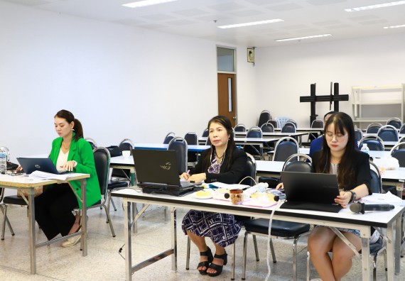 ภาพกิจกรรม  หลักสูตรวิทยาศาสตรบัณฑิต สาขาวิชานวัตกรรมและธุรกิจอาหาร คณะวิทยาศาสตร์และเทคโนโลยี มหาวิทยาลัยราชภัฏกำแพงเพชร จัดกิจกรรมตรวจประเมินคุณภาพการศึกษาภายในตามเกณฑ์ AUN-QA