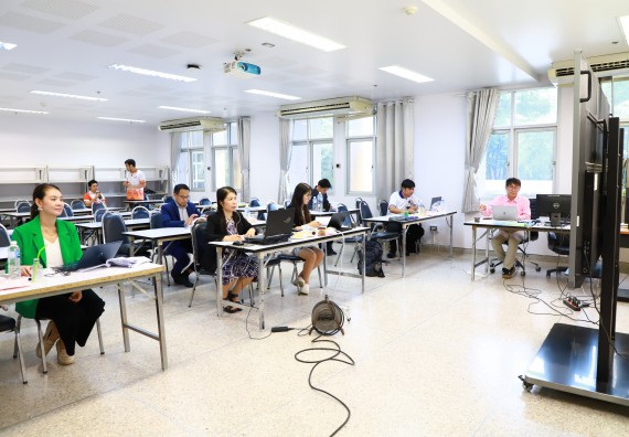 ภาพกิจกรรม  หลักสูตรวิทยาศาสตรบัณฑิต สาขาวิชานวัตกรรมและธุรกิจอาหาร คณะวิทยาศาสตร์และเทคโนโลยี มหาวิทยาลัยราชภัฏกำแพงเพชร จัดกิจกรรมตรวจประเมินคุณภาพการศึกษาภายในตามเกณฑ์ AUN-QA